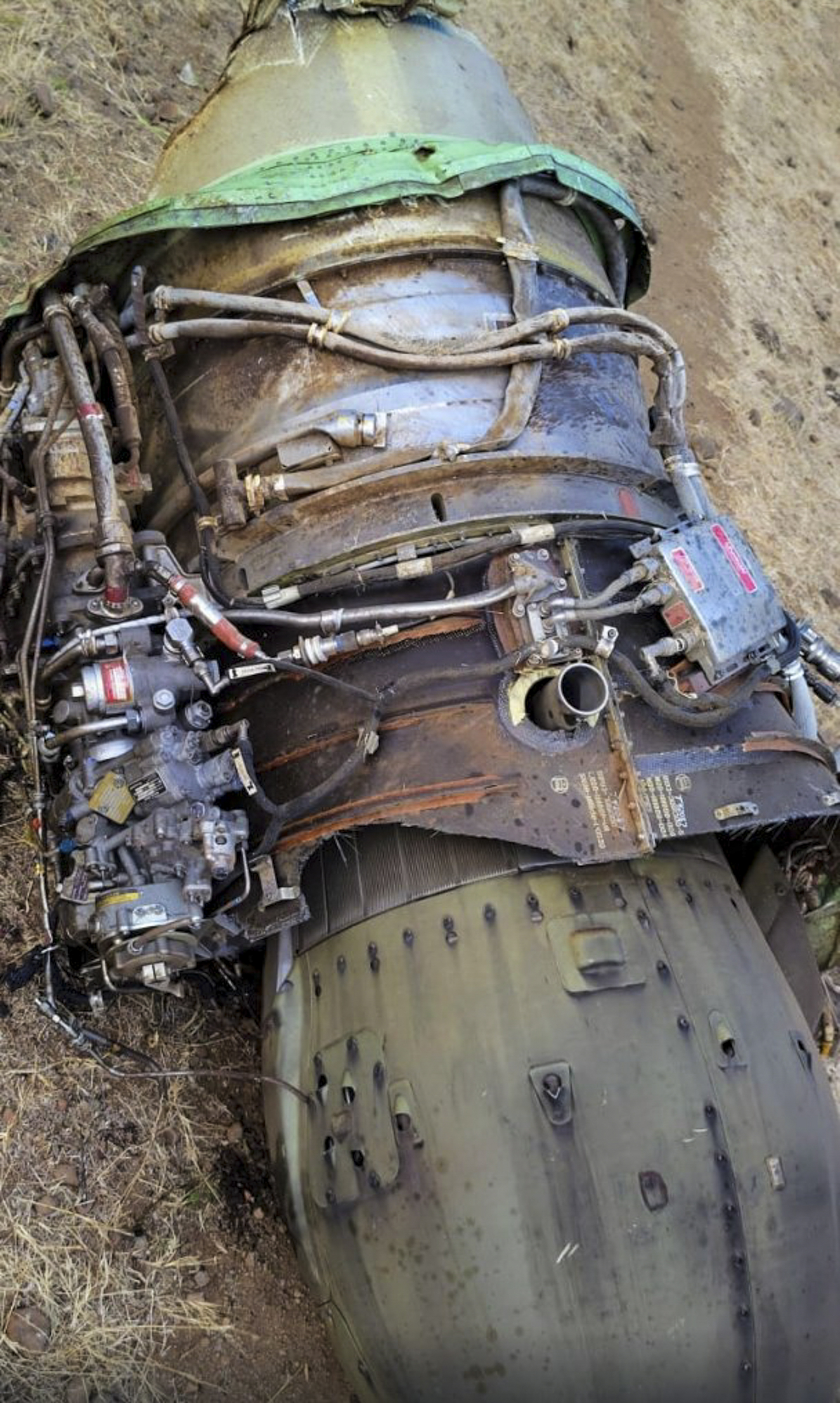 Wreckage of Ajit Pawar's chartered plane