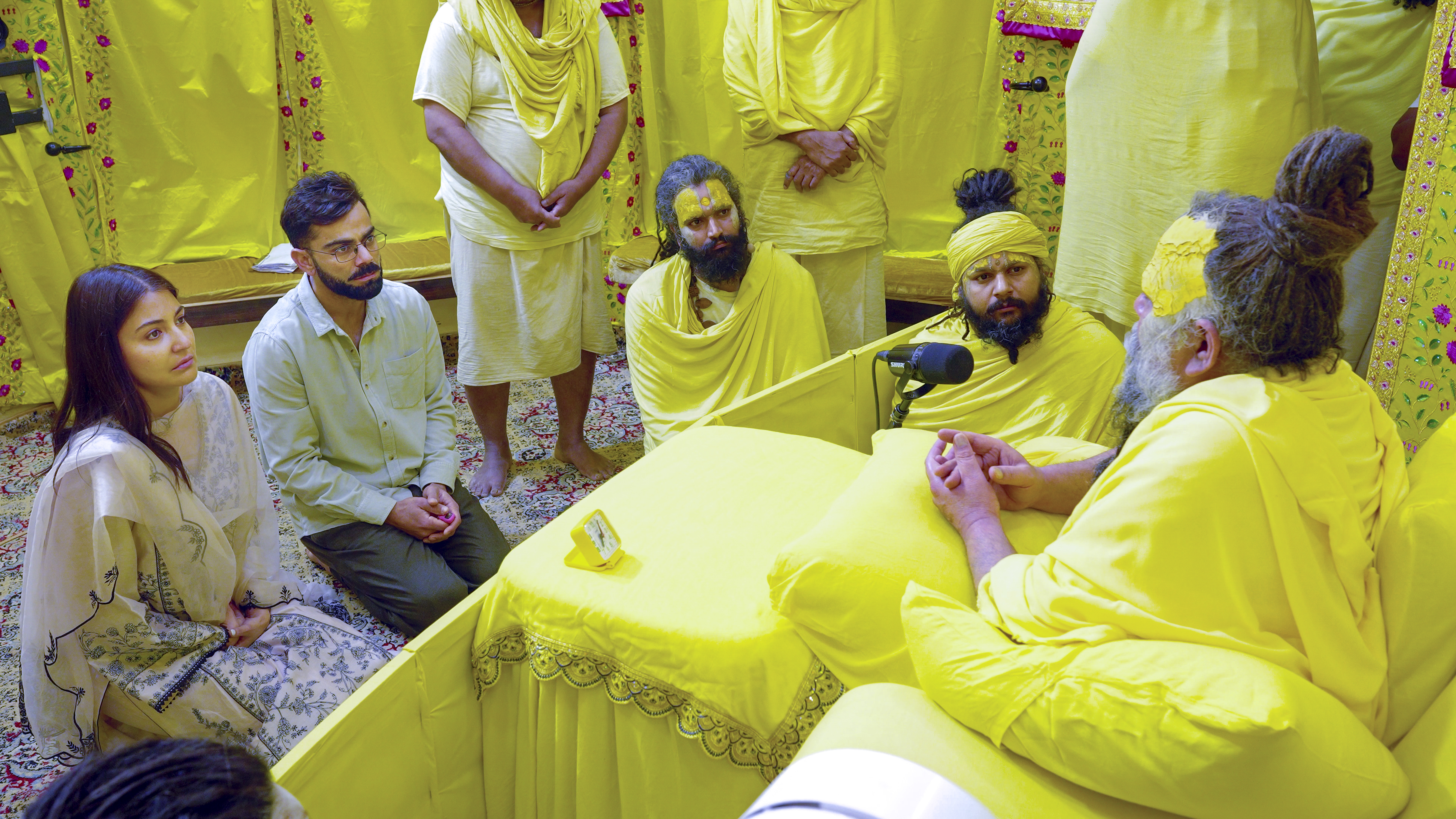 Kohli visits spiritual leader Premanand Govind Sharan Ji Maharaj in  Vrindavan